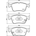 Kit pastiglie freno HELLA 8DB 355 039-421
