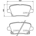 Kit pastiglie freno HELLA 8DB 355 039-501
