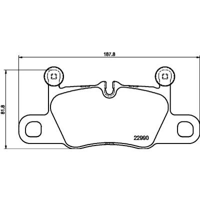 Set di pastiglie freno HELLA 8DB 355 039-821