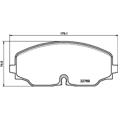 Set di pastiglie freno HELLA 8DB 355 039-941