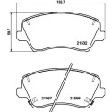 Kit pastiglie freno HELLA 8DB 355 039-971