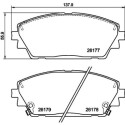 Kit pastiglie freno HELLA 8DB 355 040-271
