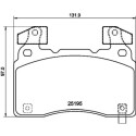 Kit pastiglie freno HELLA 8DB 355 040-471