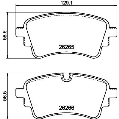 Kit pastiglie freno HELLA 8DB 355 040-941
