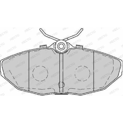 Set pastiglie freno NECTO FD7143A