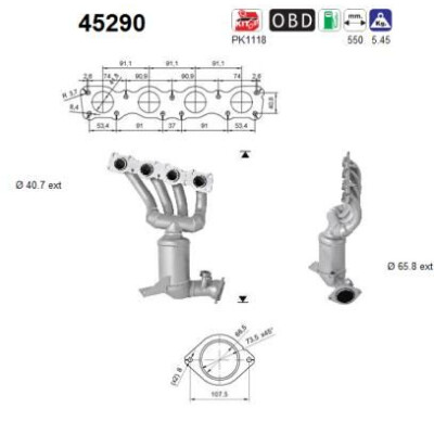 Catalizzatore AS 45290