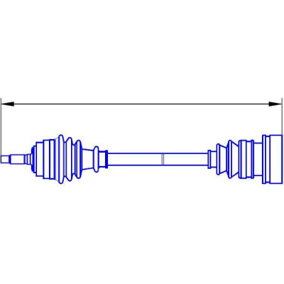 SERCORE TRANSMISSIONS 12301 albero di trasmissione
