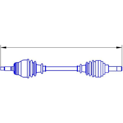 SERCORE TRANSMISSIONS 12554 albero di trasmissione
