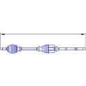 SERCORE TRANSMISSIONS 12614 albero di trasmissione