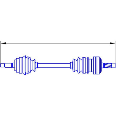 SERCORE TRANSMISSIONS 12654 albero di trasmissione
