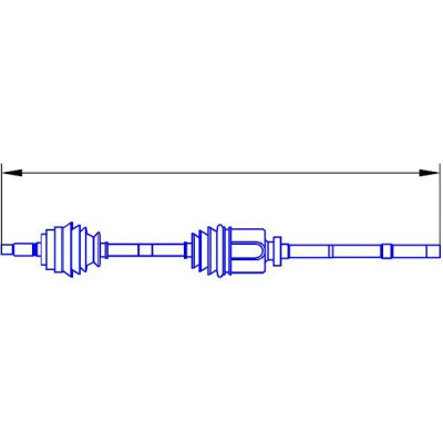Albero di trasmissione SERCORE TRANSMISSIONS 12727B