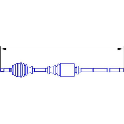 SERCORE TRANSMISSIONS 12738 albero di trasmissione