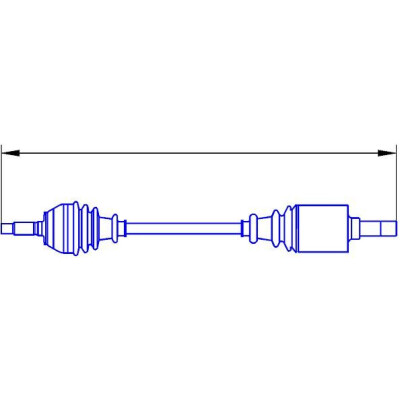 SERCORE TRANSMISSIONS 12746 albero di trasmissione