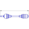 SERCORE TRANSMISSIONS 12775 albero di trasmissione