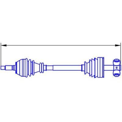 SERCORE TRANSMISSIONS 12818 albero di trasmissione