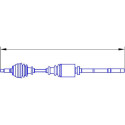 SERCORE TRANSMISSIONS 12819 albero di trasmissione