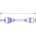 SERCORE TRANSMISSIONS 12835 albero di trasmissione