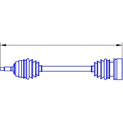 SERCORE TRANSMISSIONS 12873 albero di trasmissione