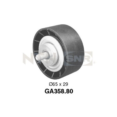 Puleggia di rinvio/guida, cinghia trapezoidale scanalata SNR GA358.80
