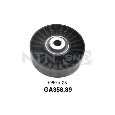 Puleggia di rinvio/guida, cinghia trapezoidale scanalata SNR GA358.89