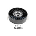 Puleggia di rinvio/guida, cinghia trapezoidale scanalata SNR GA358.93