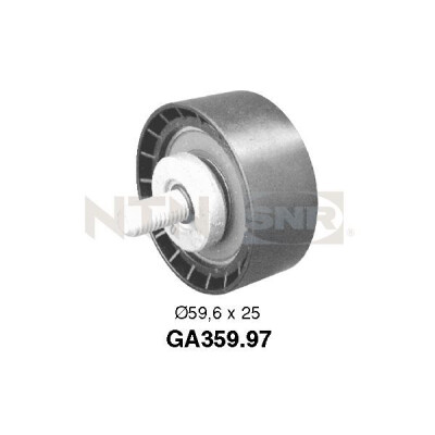 Puleggia di rinvio/guida, cinghia trapezoidale scanalata SNR GA359.97