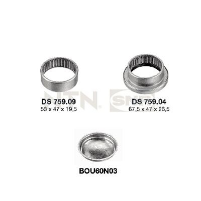 Sospensione, corpo assale SNR KS559.02