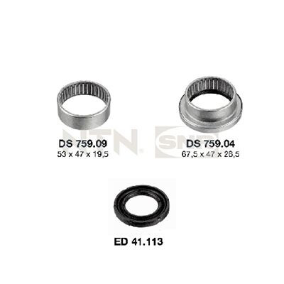 Sospensione, corpo assale SNR KS559.03