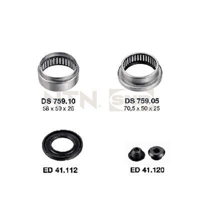 Sospensione, corpo assale SNR KS559.05