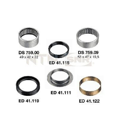 Sospensione, corpo assale SNR KS559.08