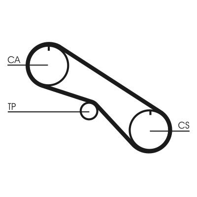 Cinghia dentata CONTINENTAL CTAM CT1082