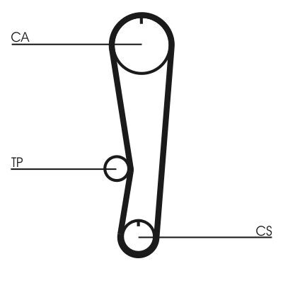 Kit cinghie dentate CONTINENTAL CTAM CT568K1