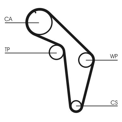 Cinghia dentata CONTINENTAL CTAM CT926