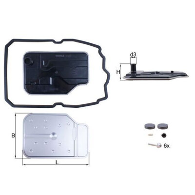Filtro idraulico, cambio automatico NAGARES HX 230 KIT