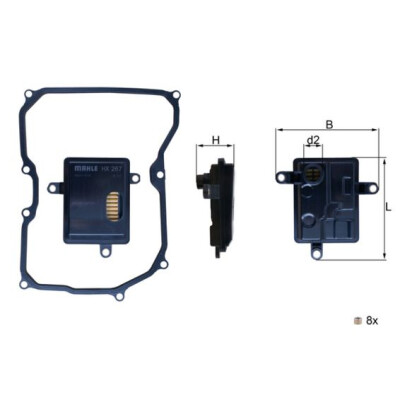 Filtro idraulico, cambio automatico NAGARES HX 267D