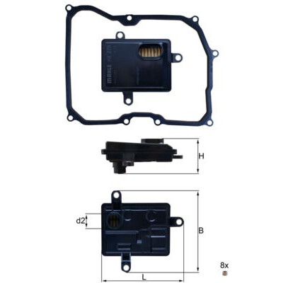 Filtro idraulico, cambio automatico NAGARES HX 275D