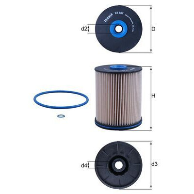 Filtro carburante NAGARES KX 567D
