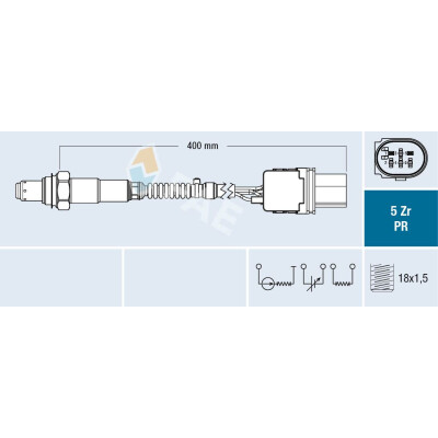 Sonda Lambda FAE 75123