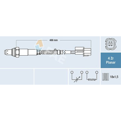 Sonda Lambda FAE 77687