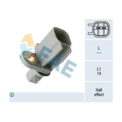 Sensore giri ruota FAE 78450