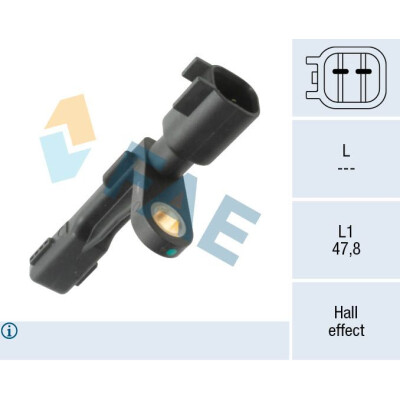 Sensore giri ruota FAE 78610