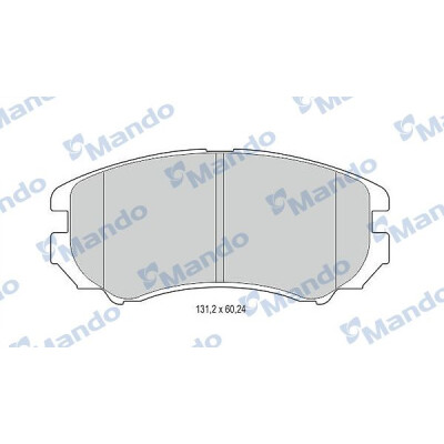 Set pastiglie freno MANDO MBF015308