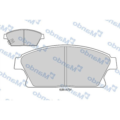 Set pastiglie freno MANDO MBF015334
