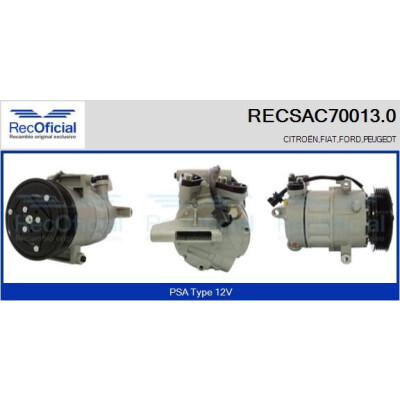 Compressore, aria condizionata RECOFICIAL RECSAC70013.0
