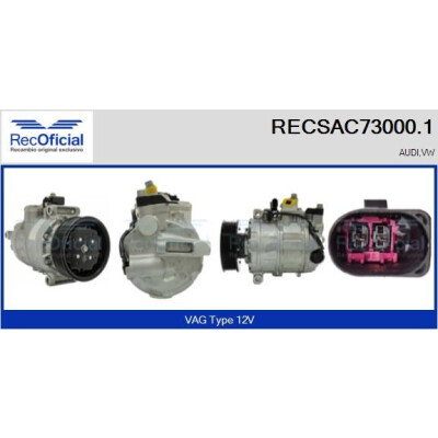 Compressore, aria condizionata RECOFICIAL RECSAC73000.1