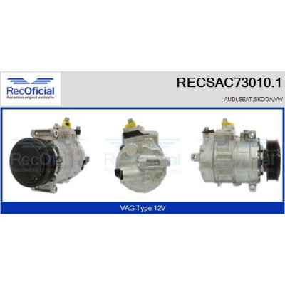 Compressore, aria condizionata RECOFICIAL RECSAC73010.1