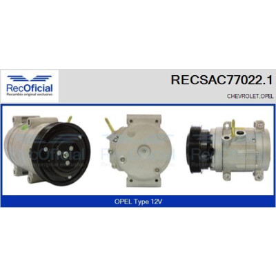 Compressore, aria condizionata RECOFICIAL RECSAC77022.1