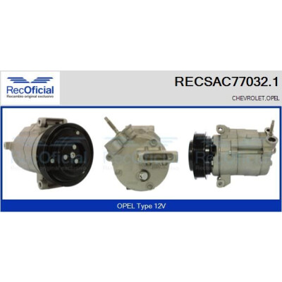 Compressore, aria condizionata RECOFICIAL RECSAC77032.1