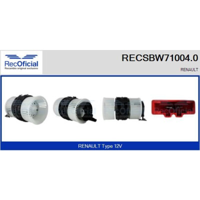 Ventilatore da cabina UFFICIALE RECSBW71004.0