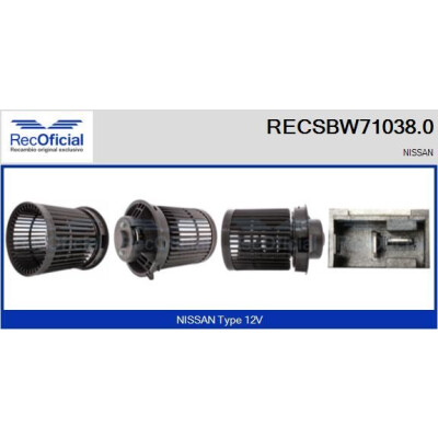 Ventilatore da cabina UFFICIALE RECSBW71038.0